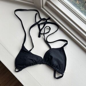 Black Triangle Bikini Top